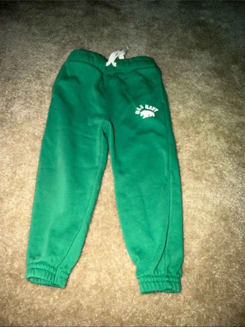 Old Navy Emerald Green Kids Fleece Joggers